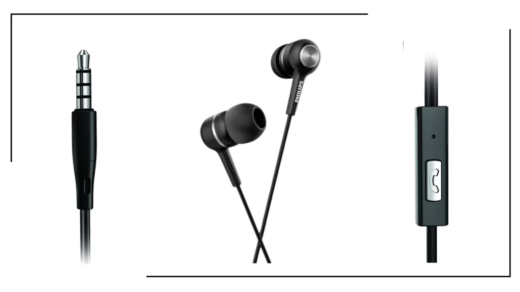 Philips Audio SHE1505 Wired in Ear Earphones with Mic