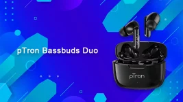 pTron Bassbuds Duo in-Ear Earbuds