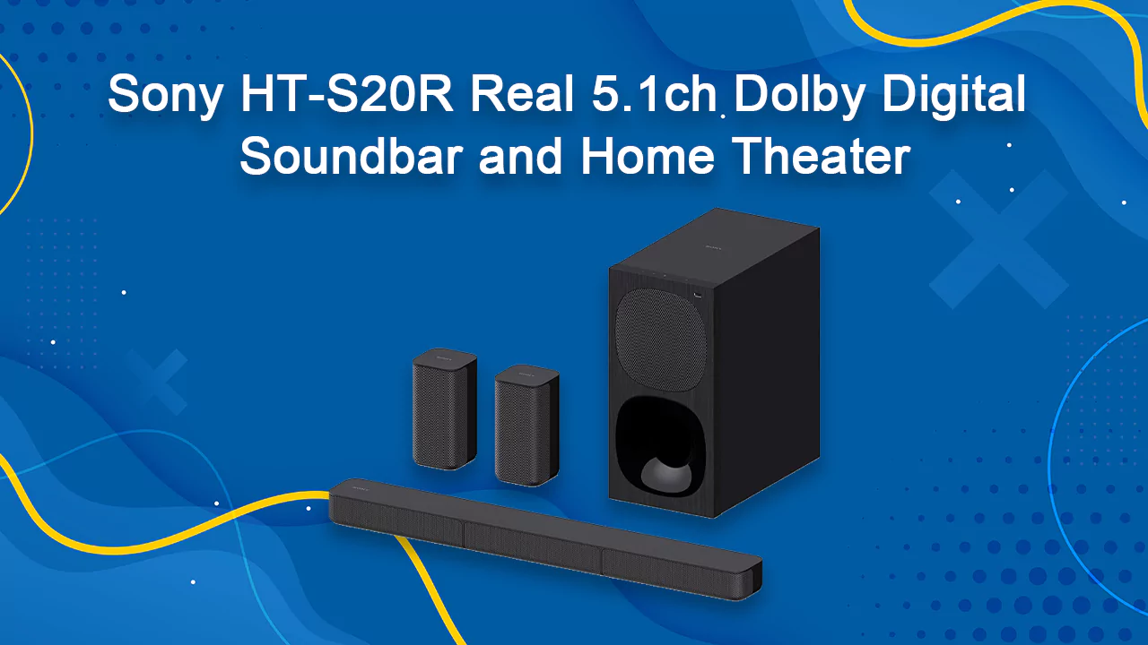Sony HT-S20R Real 5.1ch Dolby Digital Soundbar and Home Theater