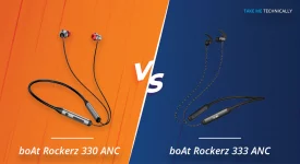 Boat Rockerz 330 ANC Vs Boat Rockerz 333 ANC Neckband Full Specification Comparison