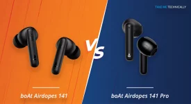 boAt Airdopes 141 Vs boAt Airdopes 141 Pro Earbuds Full Specification Comparison