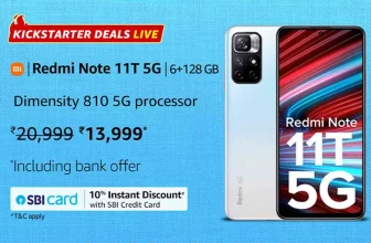 Amazon Freedom Festival: Redmi Note 11T 5G at Rs. 13,999 on Kickstarter Deals