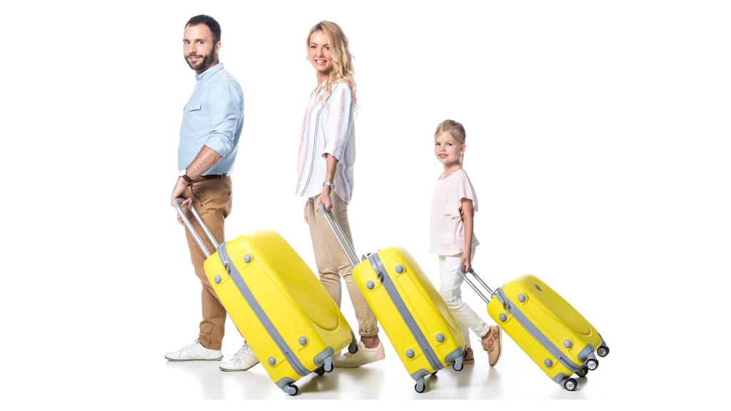 3 Piece Trolley Bag Set for family