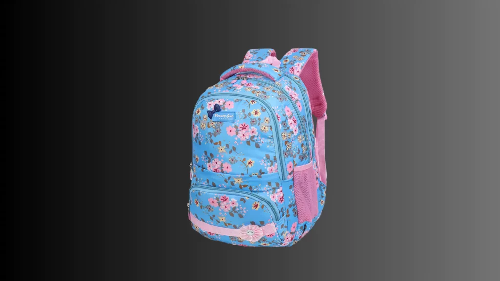 BEAUTY GIRLS 1531 Polyester Waterproof 30 L Floral Printed School, College Tuition Laptop Backpack Bag for Girls and Women