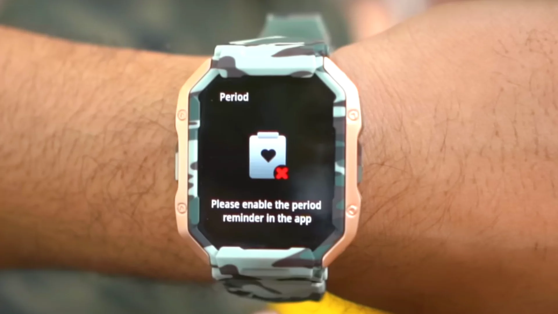 Fire-Boltt Cobra Smartwatch Menstruation Feature