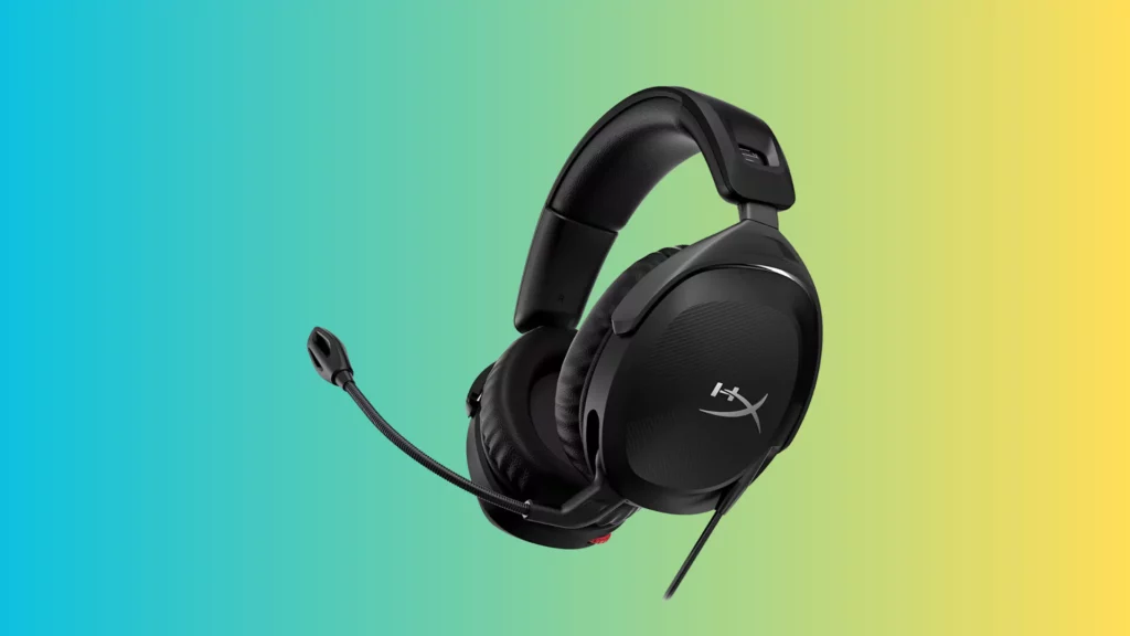 HyperX Cloud Stinger 2 Greatness Refined, Lightweight Wired Over Ear Headset with mic, Swivel-to-Mute Function, 50mm Drivers, PC Compatible