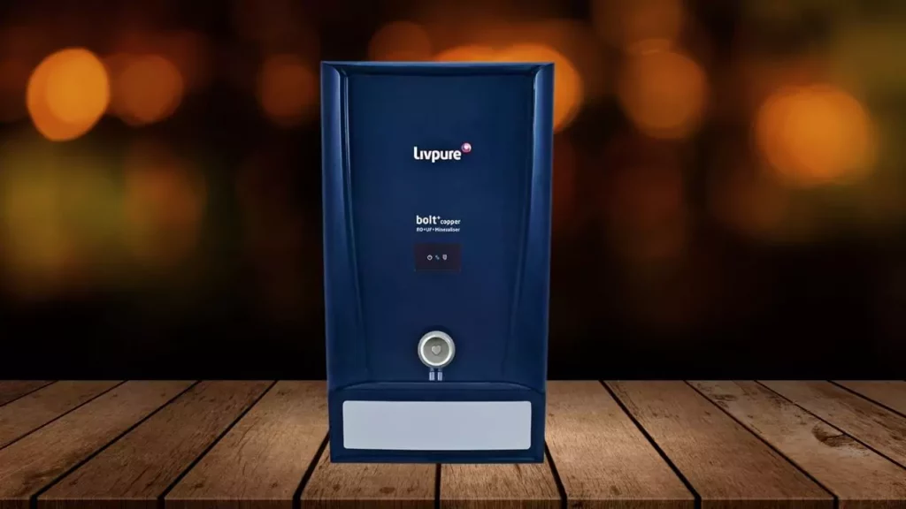 Livpure Bolt+ copper - Best Water Purifier Under 15000 in India