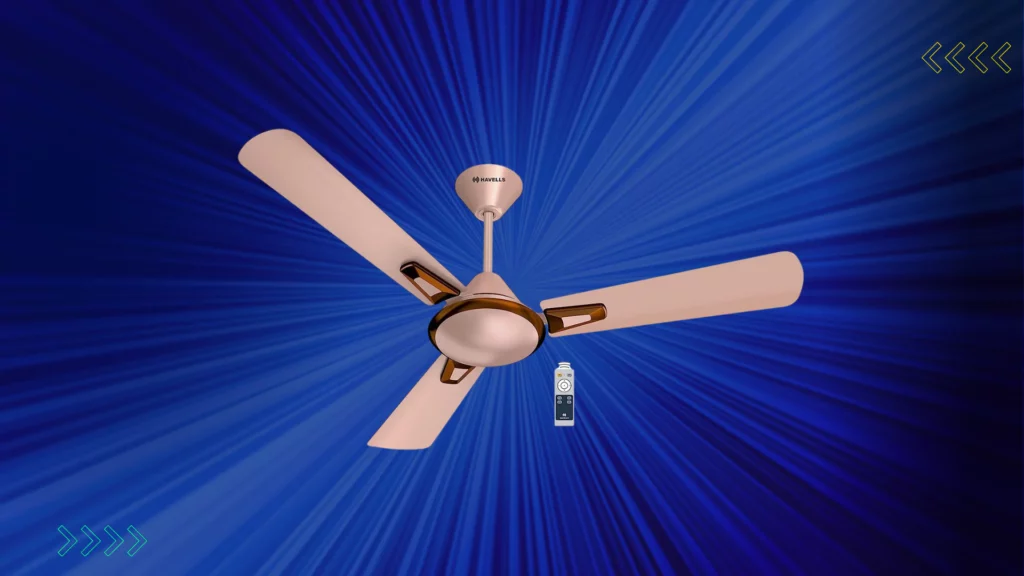 Havells Festiva Prime 1200mm with Remote Control 5 Star Decorative BLDC Ceiling Fan