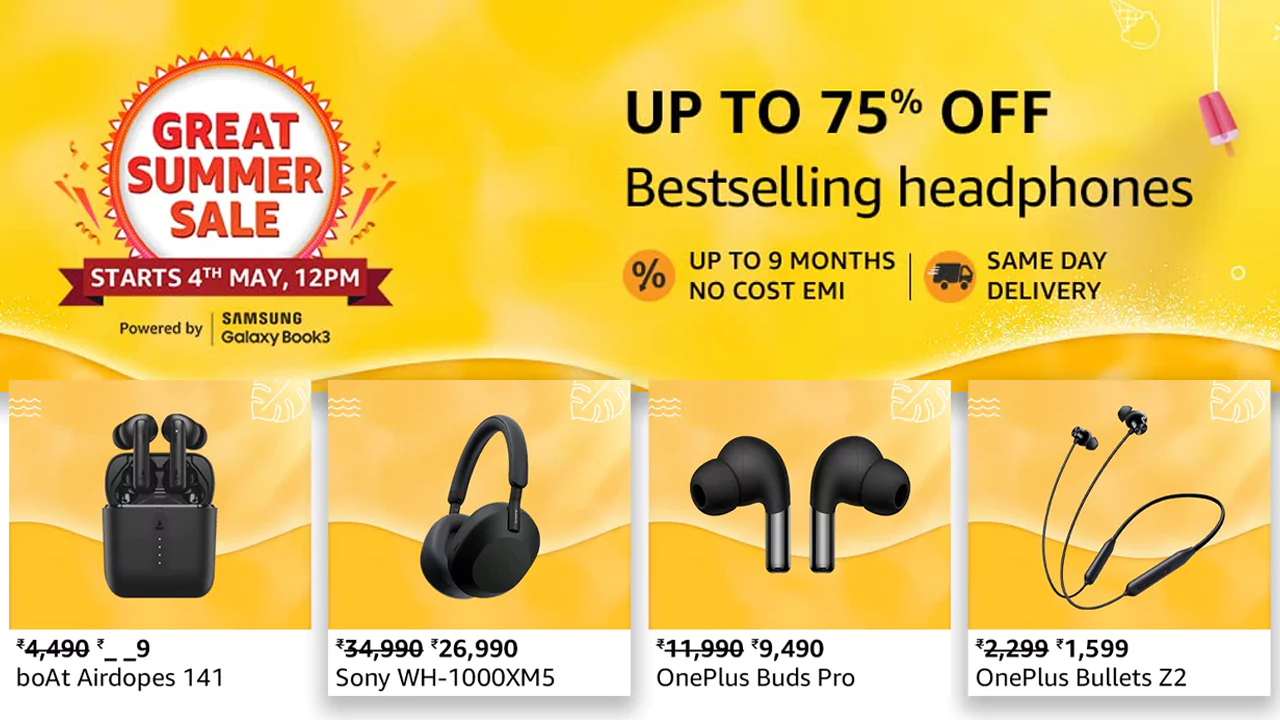 Amazon Great Summer Sale 2023: Up to 75% off on these Headphones