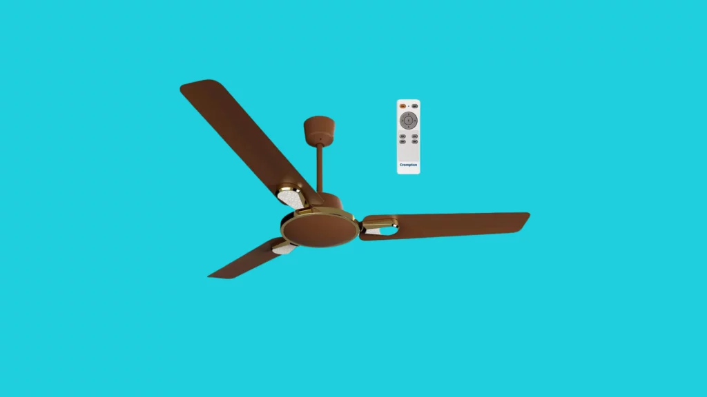 Crompton Energion Stylus 1200 mm BLDC Ceiling Fan with Remote and 5-Star Rated Energy Efficient Designer Anti-Dust Technology