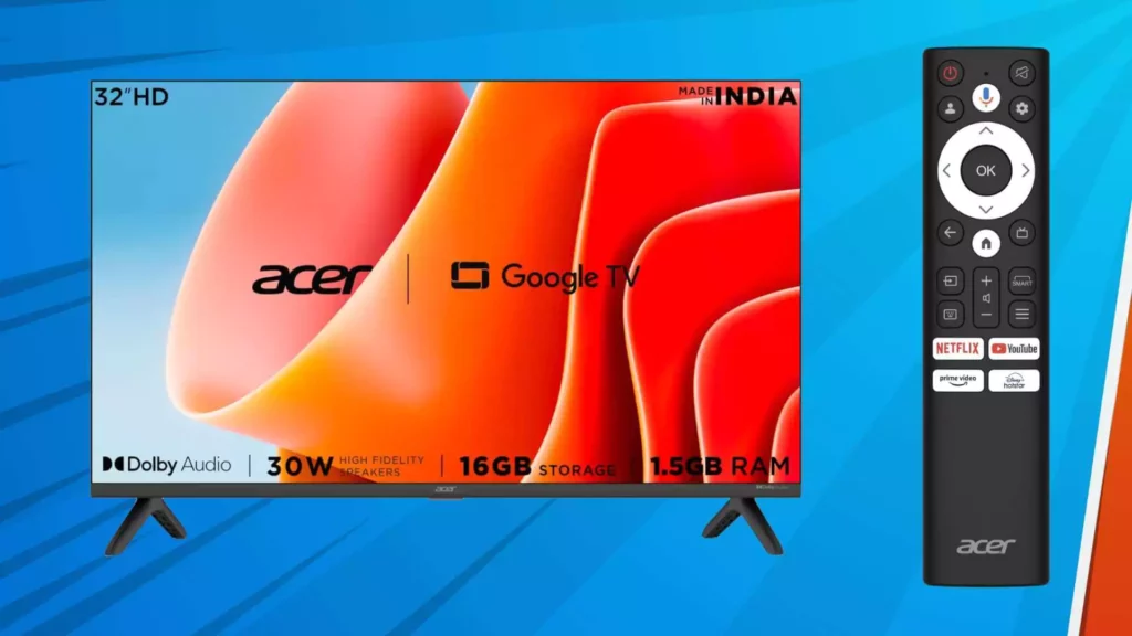 Acer 32-inch Advanced I Series HD Ready Smart LED Google TV (AR32GR2841HDFL)
