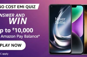 Amazon No Cost EMI Quiz: Win Rs 10,000 Pay Balance