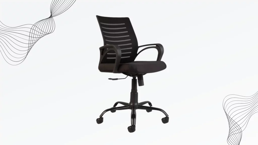 CELLBELL Desire C104 Mesh Mid-Back Ergonomic Office Chair/Study Chair/Revolving Chair/Computer Chair for Work from Home