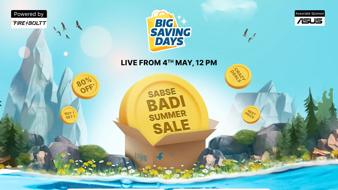 Flipkart Announces Big Saving Days to Compete with Amazon Summer Sale - Check the Details