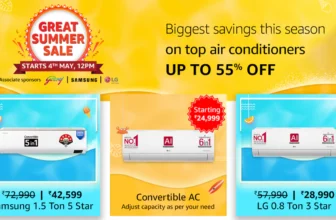 Great Summer Sale: Get Air Conditioners at Lowest Prices from Top Brands
