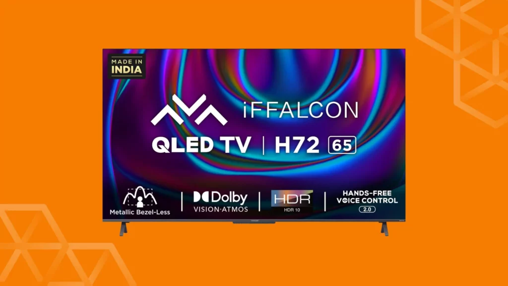 iFFALCON (65H72) 65 inches 4K Ultra HD Certified Android Smart QLED TV
