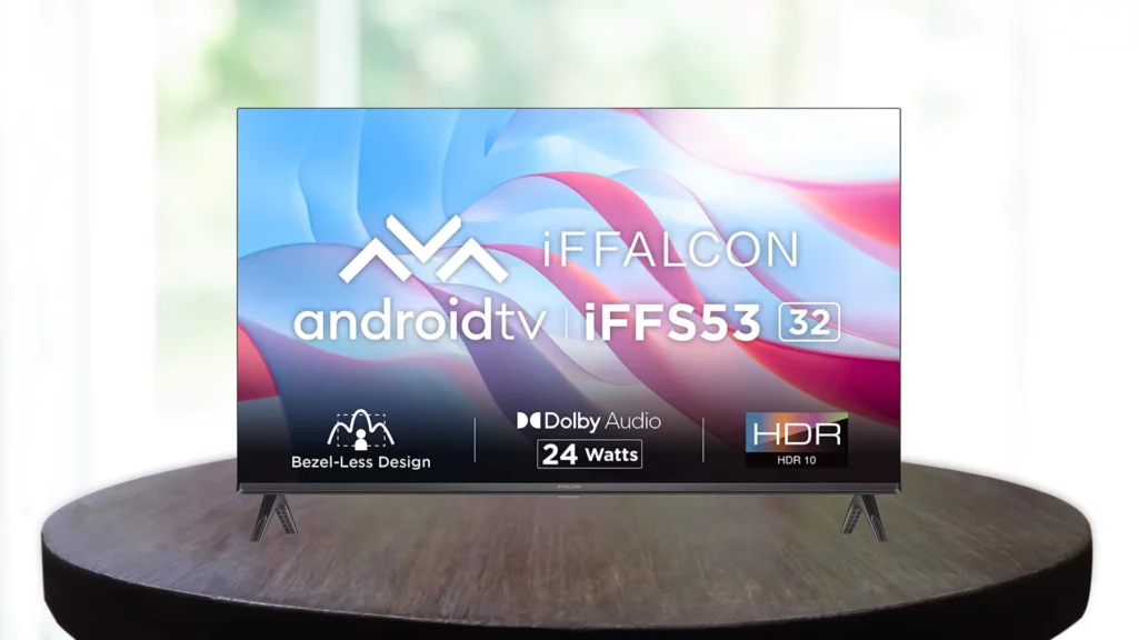 iFFALCON 80.04 cm (32-inch) Bezel-Less S Series HD Ready Smart Android LED TV (iFF32S53)