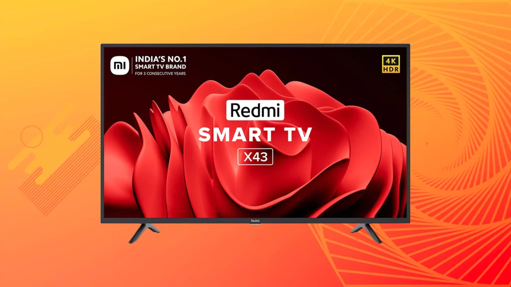Redmi 108 cm 4K Ultra HD Android Smart LED TV X43 (L43R7-7AIN)