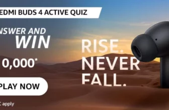 Amazon Redmi Buds 4 Active Quiz: Win Rs 10,000 Amazon Pay Balance
