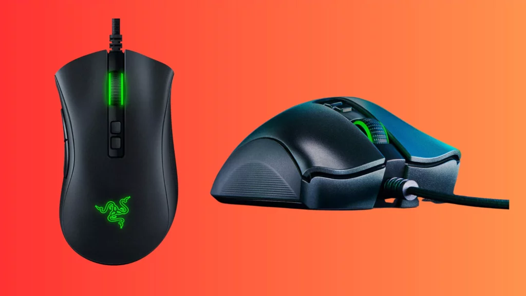 Razer DeathAdder v2 Gaming Mouse: 20K DPI Optical Sensor - Fastest Gaming Mouse Switch - Chroma RGB Lighting - 8 Programmable Buttons - Rubberized Side Grips