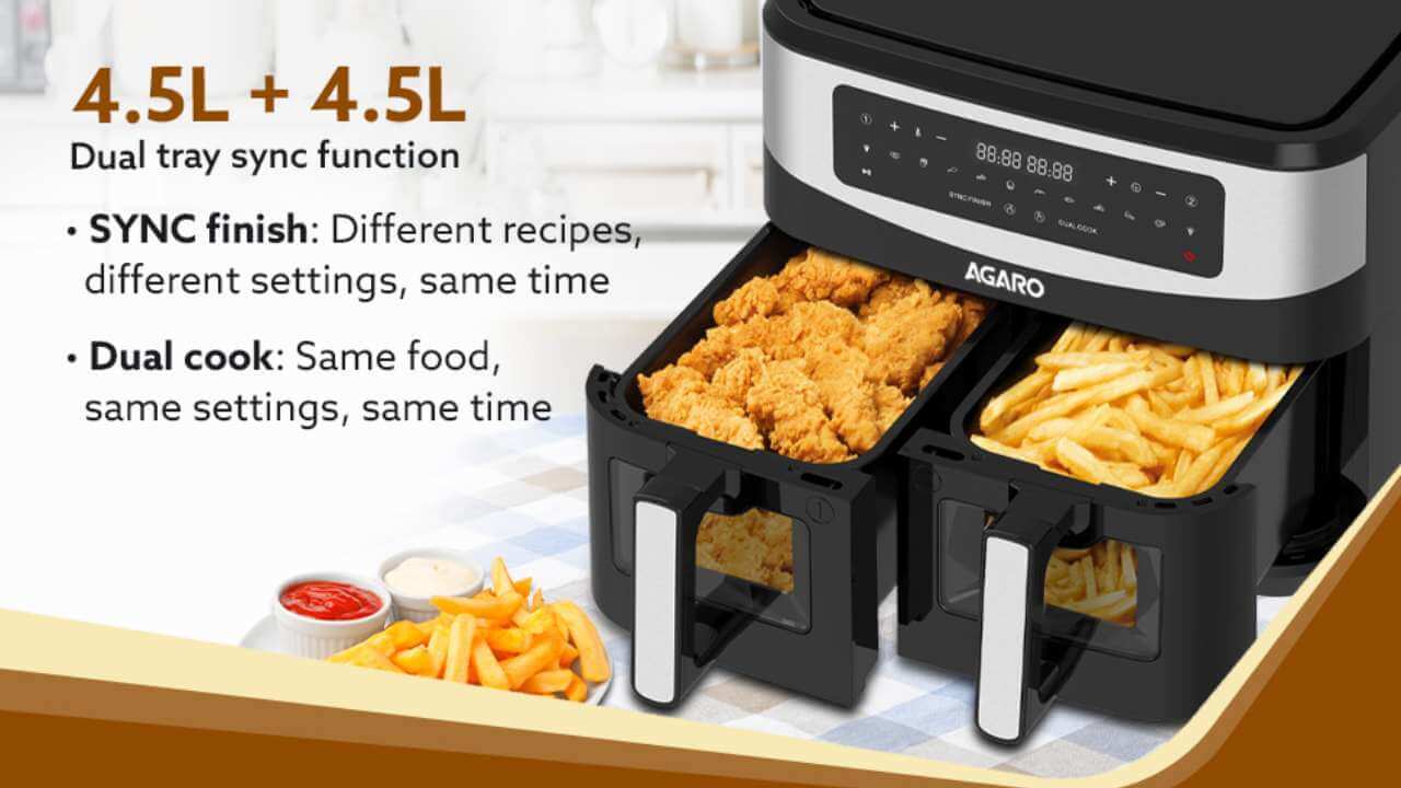 AGARO Launches New Dual Basket Digital Air Fryer: Introducing the AGARO Imperial