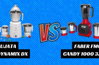 Sujata Dynamix DX Vs Faber FMG Candy 1000 3J Mixer Grinder