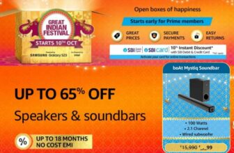 Amazon Great Indian Festival 2023 Unveils Exciting Soundbar and Speaker Deals