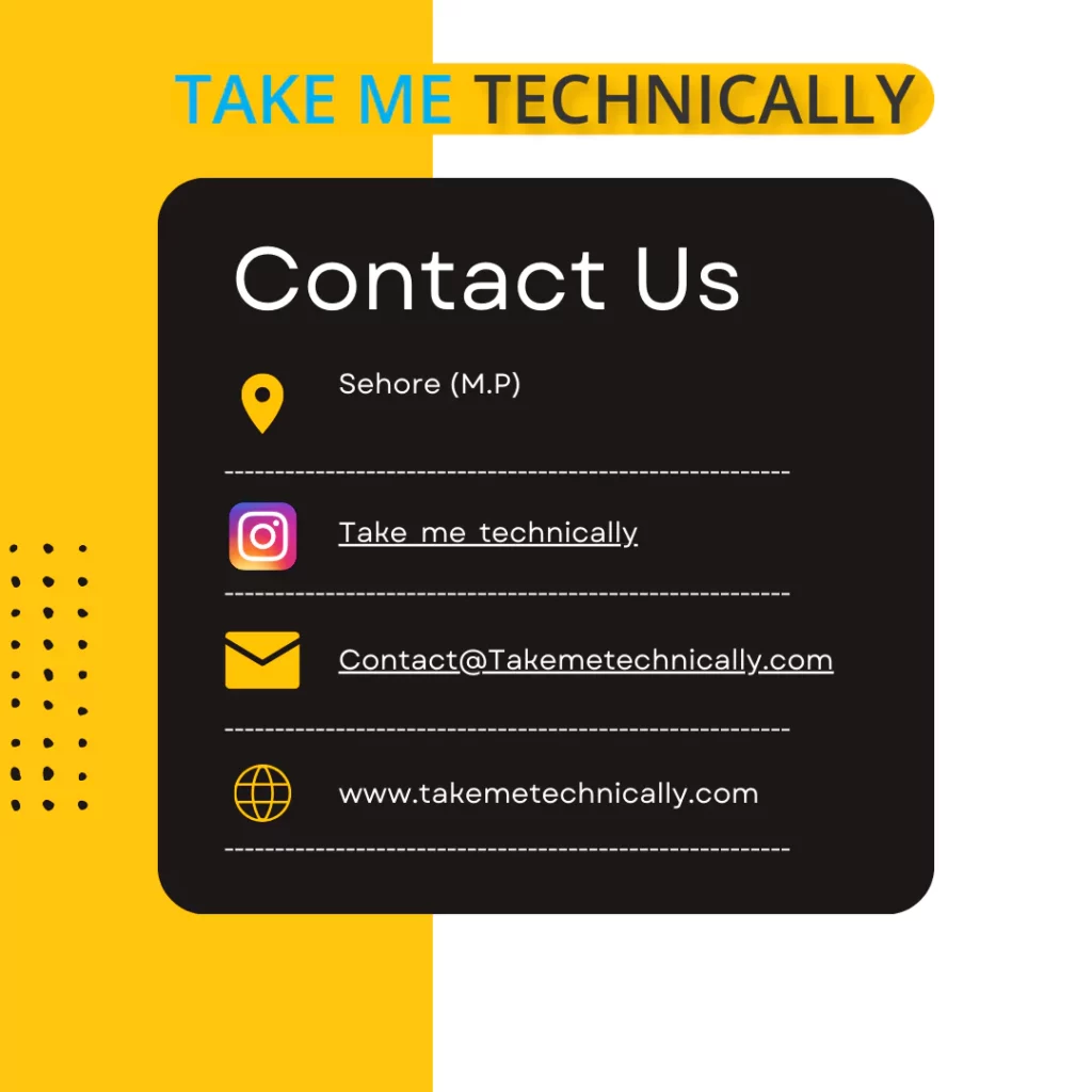 Contact info of Take me technically