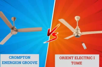 Crompton Energion Groove Vs Orient Electric I Tome 1200 mm BLDC Ceiling Fan