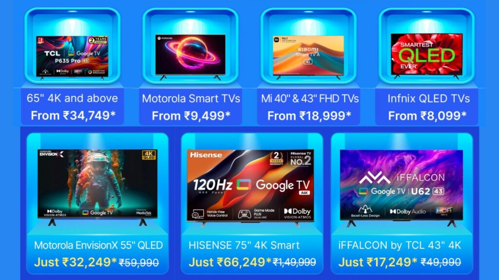 Flipkart Big Billion Days 2023: Best Deals on Smart TVs