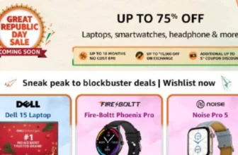 Amazon's Great Republic Day Sale 2024 Offers on Gadgets