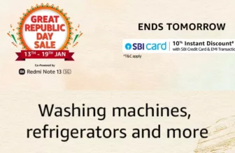 Deals on Washing Machine and Refrigerator Amazon Great Republic Day Sale with 10% Instant Discount on Last Day