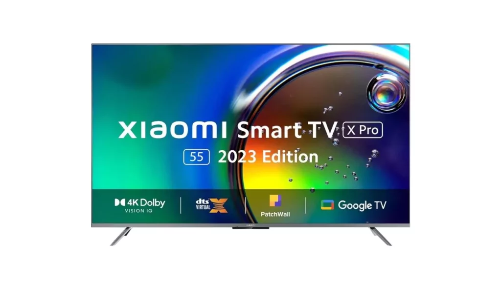 MI 138 cm (55 inches) X Pro 4K Dolby Vision IQ Series Smart Google TV L55M8-5XIN