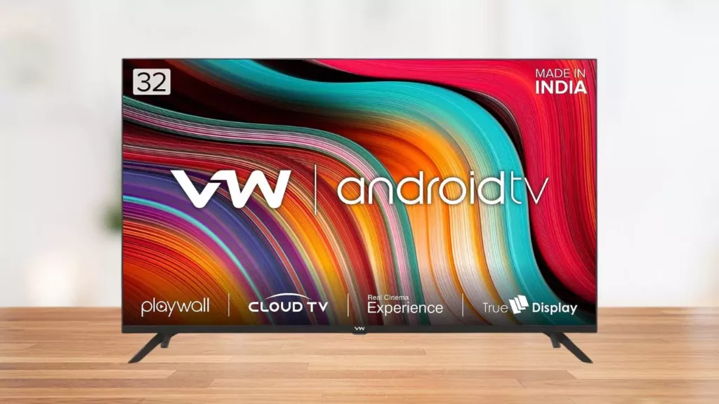 VW 80 cm (32 inches) Playwall Frameless Series HD Ready Android Smart LED TV VW3251