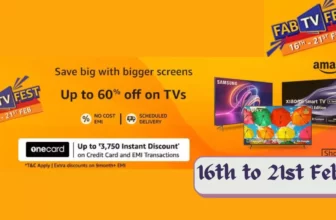 Amazon Feb TV Fast Sale Start from 16th to 21st 2024 deals on TVs