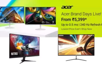 Best Selling Acer Monitor on Acer Days Starting from Rs 5,988 on Flipkart