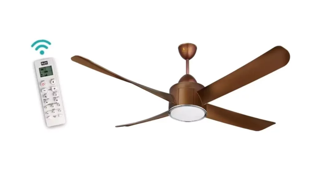 4. KUHL Platin D4 1500mm Stylish Power Saving BLDC Ceiling Fan with Remote