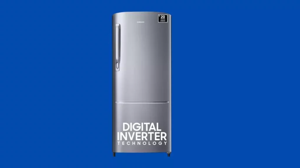 Samsung 223 L, 3 Star Inverter Direct-Cool Single Door Refrigerator (RR24C2723S8/NL, Silver, Elegant Inox) 2024 Model