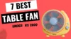 7 best Table Fan