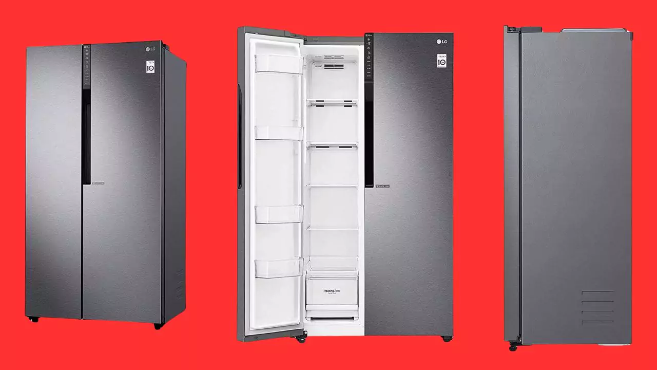 LG 679 L Frost Free Inverter Linear Side-by-Side Refrigerator (GC-B247KQDV)