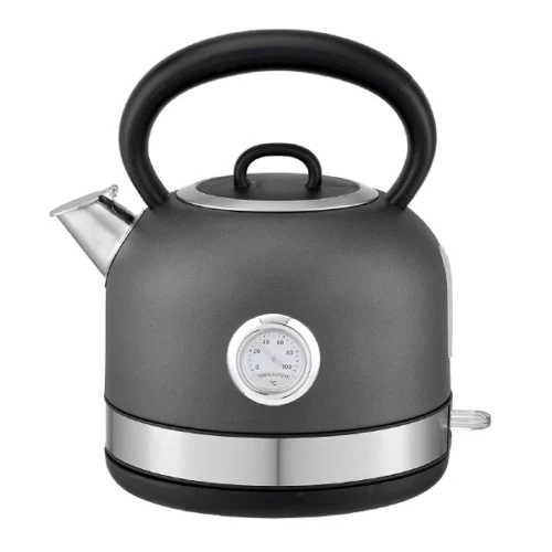 Hafele Dome 2150W, 240V Electric Stainless Steel Kettle with Spout Cover with Analogue Temperature Display, 