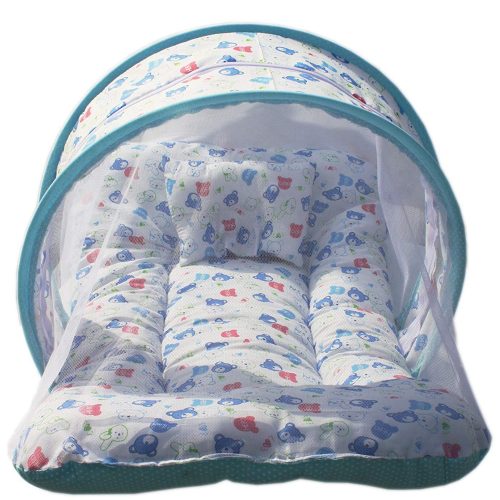 Babique Cotton Infants Baby Cotton Padded Bed Net Mosquito