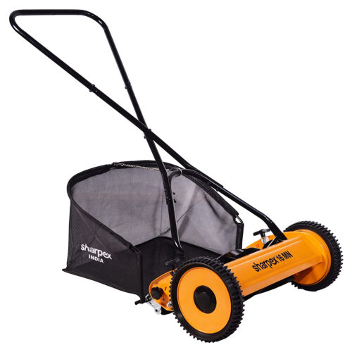 Sharpex Push Manual Lawn Mower with Grass Catcher