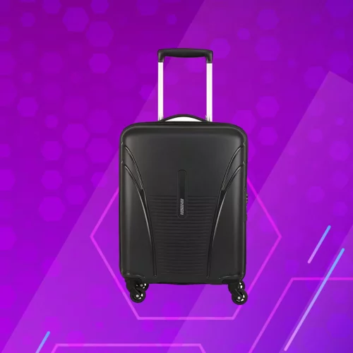American Tourister Ivy Polypropylene 55 cms Black Hardsided Check-in Luggage 