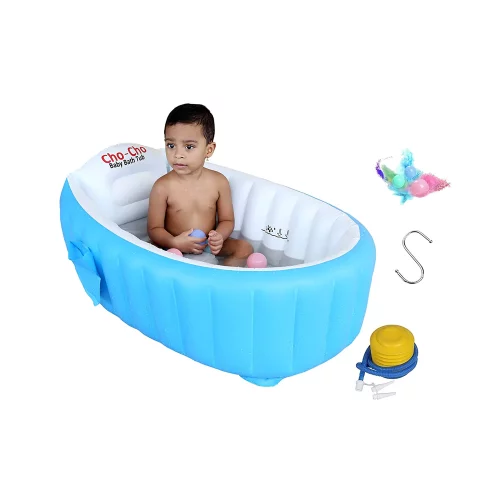 Cho-Cho Inflatable Bath Tubs European Standard Inflatable Baby Bath Tub with Pump