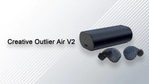 Creative Outlier Air V2 Bluetooth Truly Wireless in-Ear Earbuds with Mic