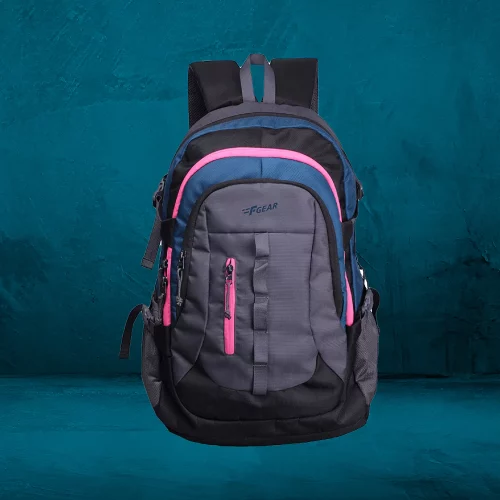 F Gear Defender 41 Ltrs Navy Blue, Pink Casual Backpack