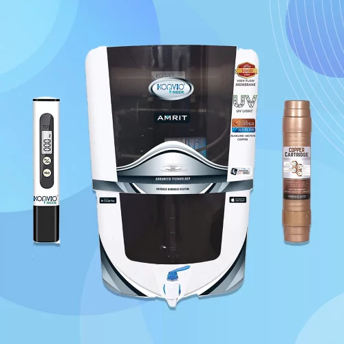 Konvio Neer Amrit RO+UV+UF+TDS Water Purifier with Copper and alkaline enhancers