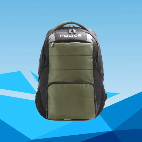 POLICE Backpack for Men Casual Laptop Bag Office / Travel / College 30 Ltr Hedge Polyester