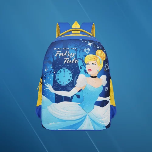 Priority Disney Princess 45.7 cms Polyester School Bag for Girls, Kids bag for school